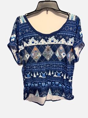 Disney Frozen high low blouse